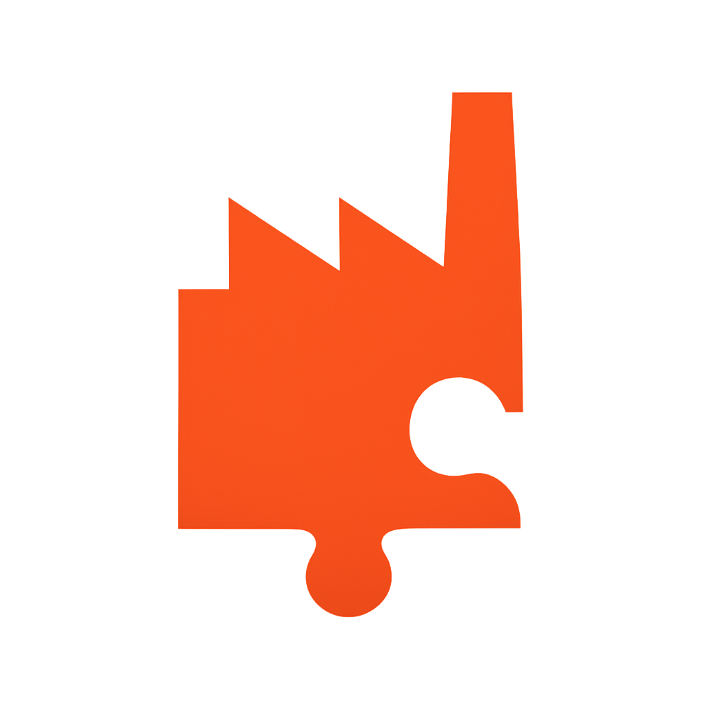 Logo for Puzzle Factory